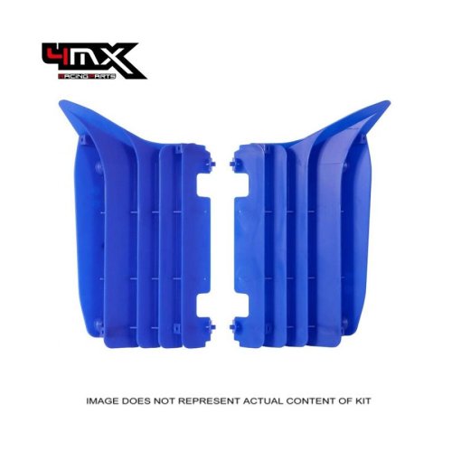4MX Blue Radiator Louvers Yamaha YZ 125/250 2022-2026