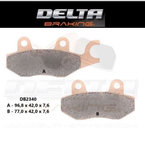 Pastilhas de Travão Frente Delta Braking LTR450 / YFZ450