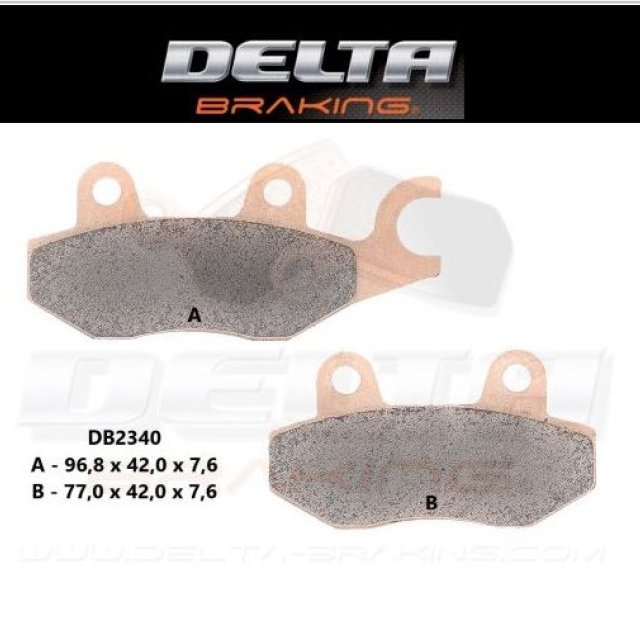Pastilhas de Travão Frente Delta Braking LTR450 / YFZ450