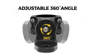Suporte de Fixação 43mm p/ Barra de Luz Led QR 